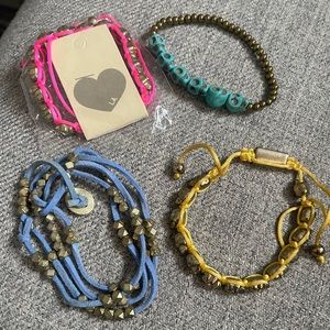 Brandy Melville bracelets bundle of 4